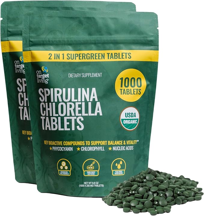 Spirulina Chlorella (2-pack)