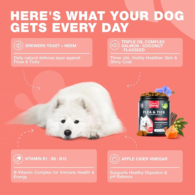 Flea Support Chews for Dogs