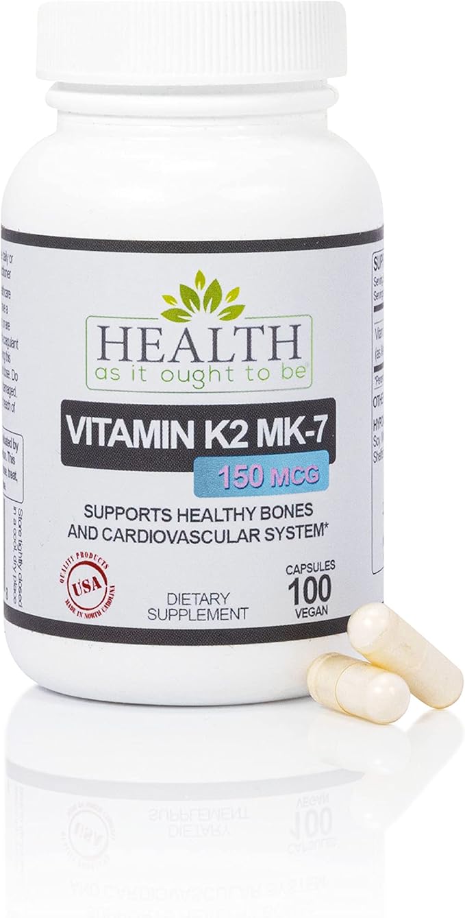 Vitamin K2 Mk-7 150 Mcg - 100 Capsules