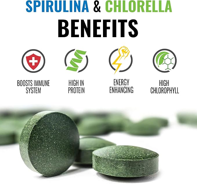 Spirulina Chlorella (2-pack)