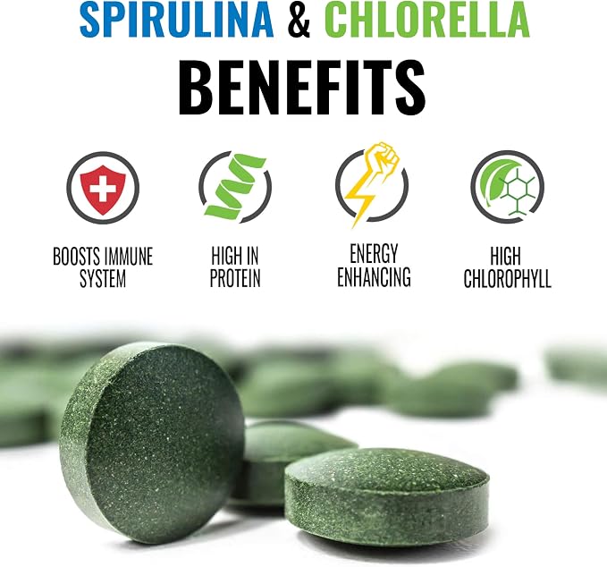 Spirulina Chlorella (2-pack)