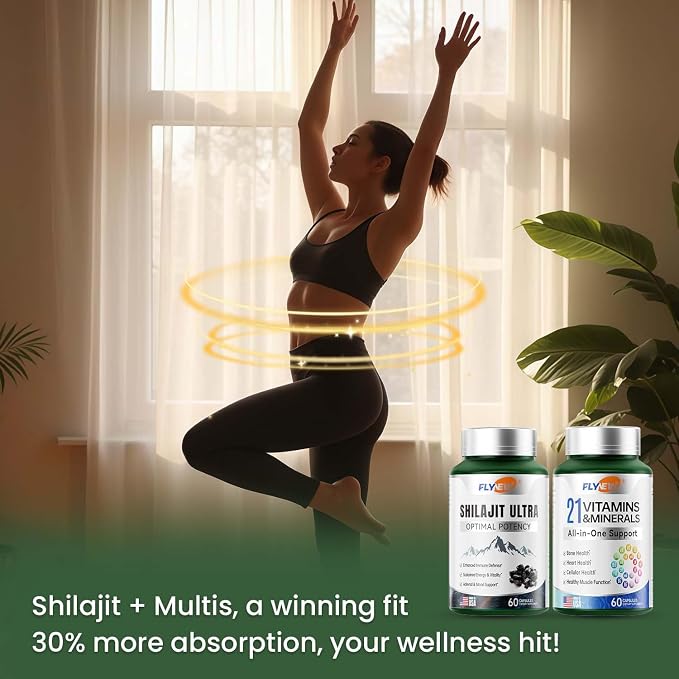 2 Pack ( Shilajit+multivitamin )