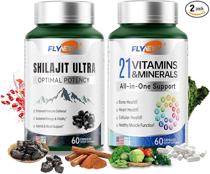 2 Pack ( Shilajit+multivitamin )