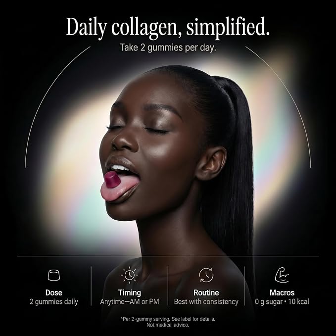 Collagen Gummies Raspberry Flavored