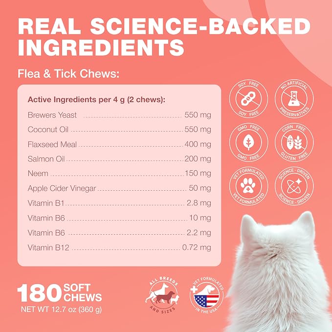 Flea Support Chews for Dogs