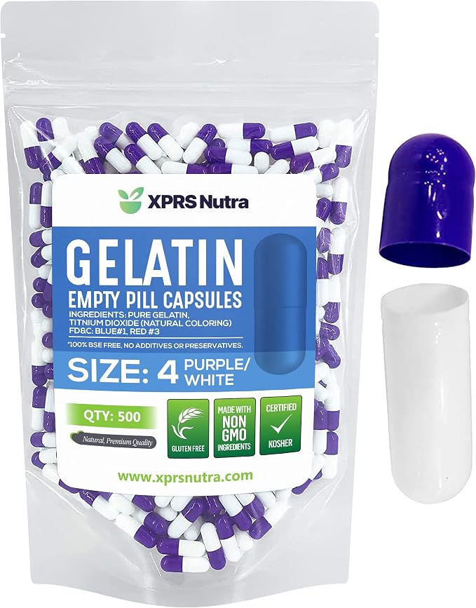 Purple / White