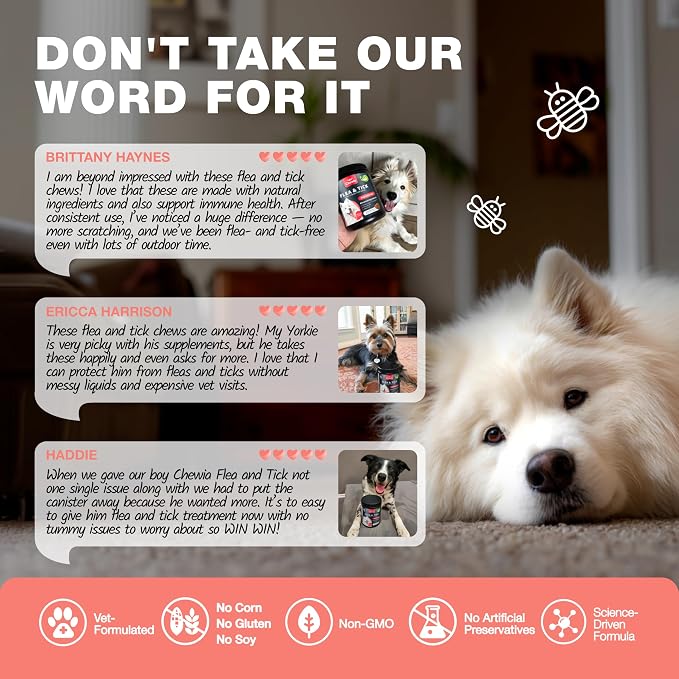 Flea Support Chews for Dogs