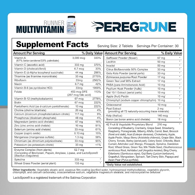 Runner Multivitamin - 60 Count (1 Month)