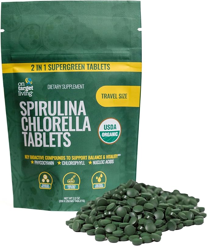 Spirulina Chlorella (Travel Size)