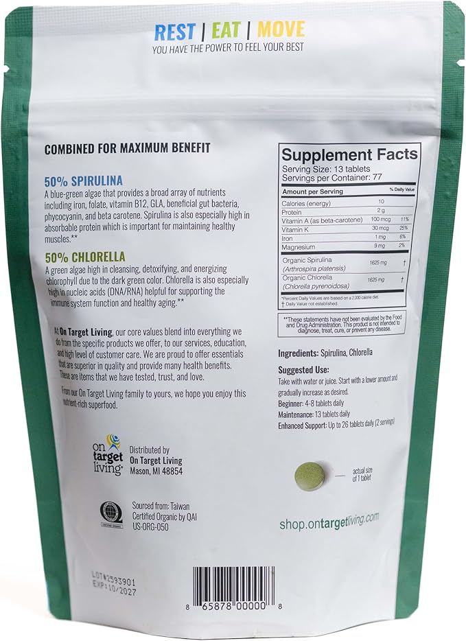 Spirulina Chlorella (2-pack)