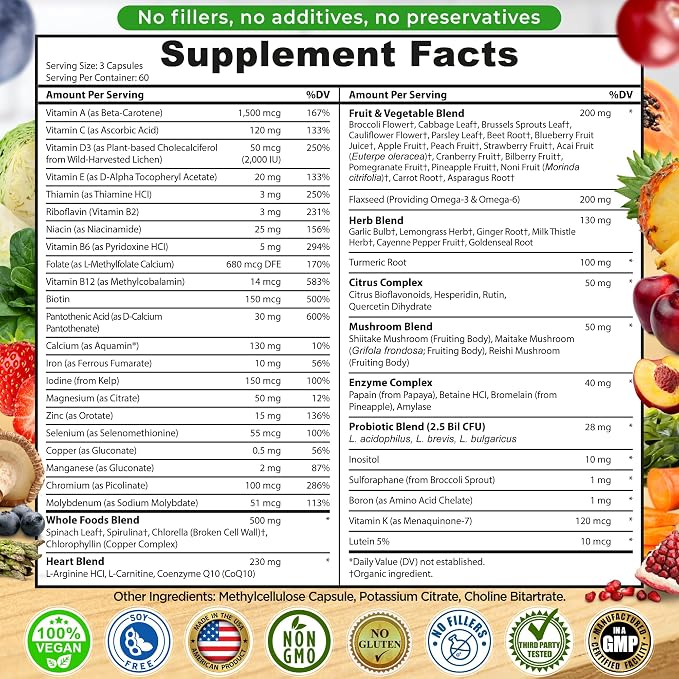 Unisex Multivitamin With Iron